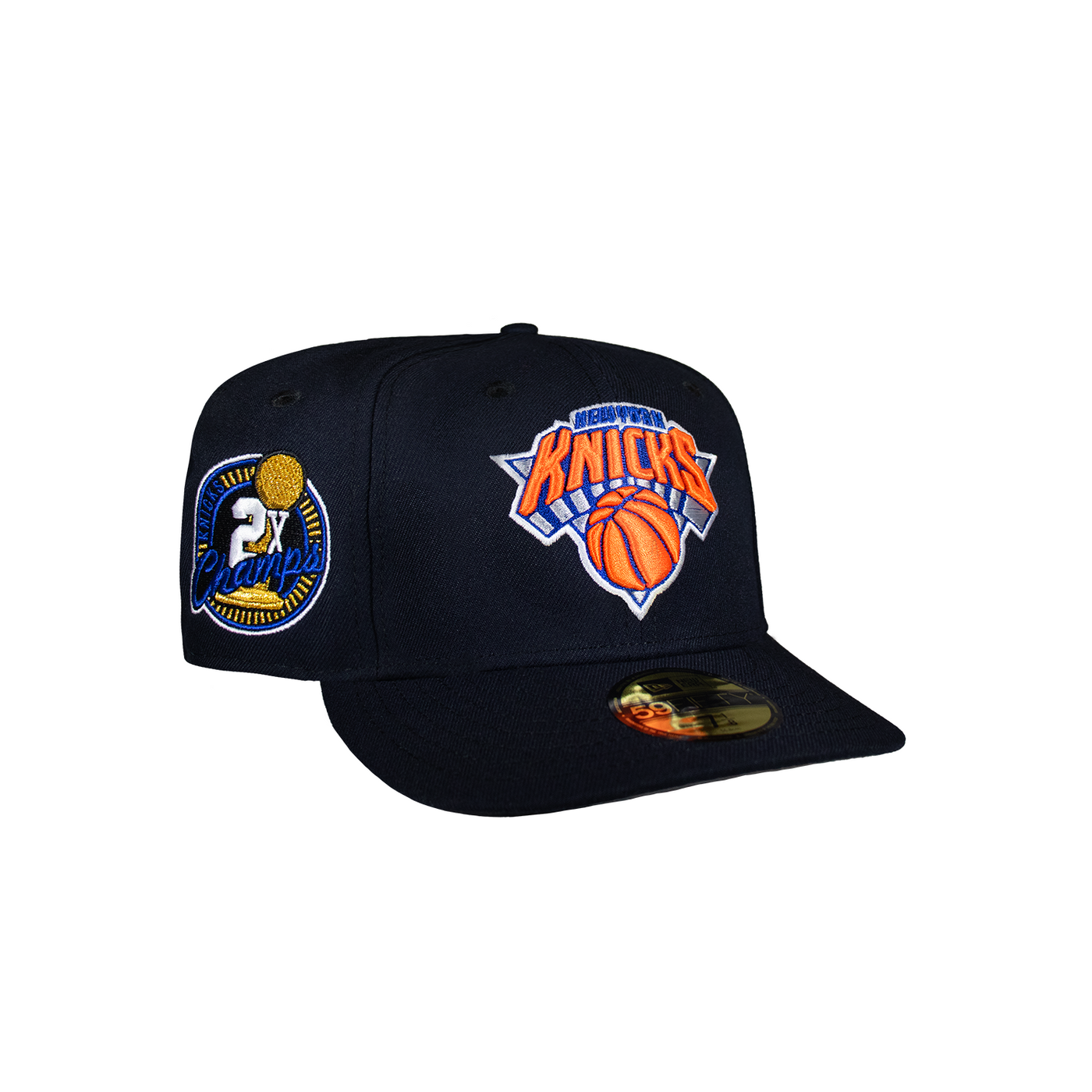 Clásico Navy Blue Embroidered Logo Snapback Hat – CC717 APPAREL