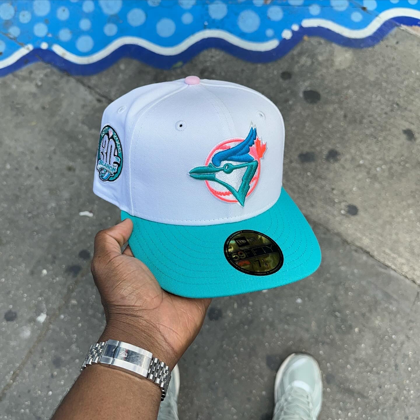 Toronto Blue Jays South Beach White Pink and Teal