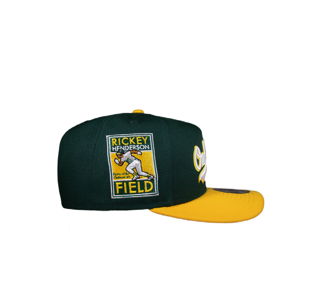Oakland Athletics Green & Yellow 950 AFrame RHF Snap Back