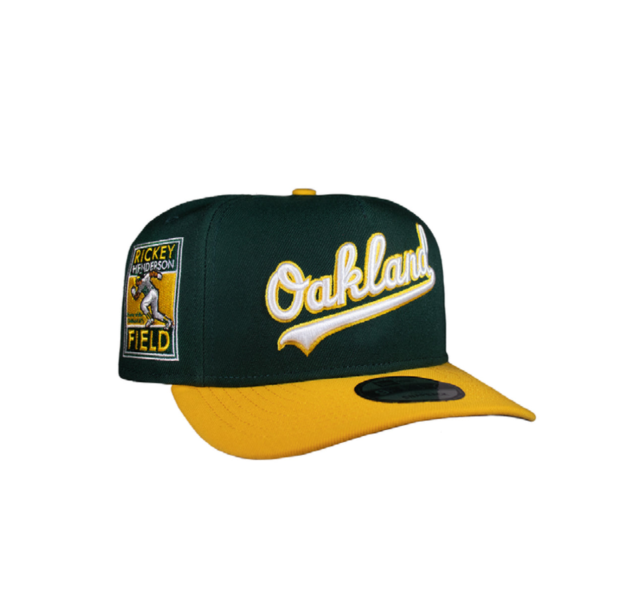 Oakland Athletics Green & Yellow 950 AFrame RHF Snap Back