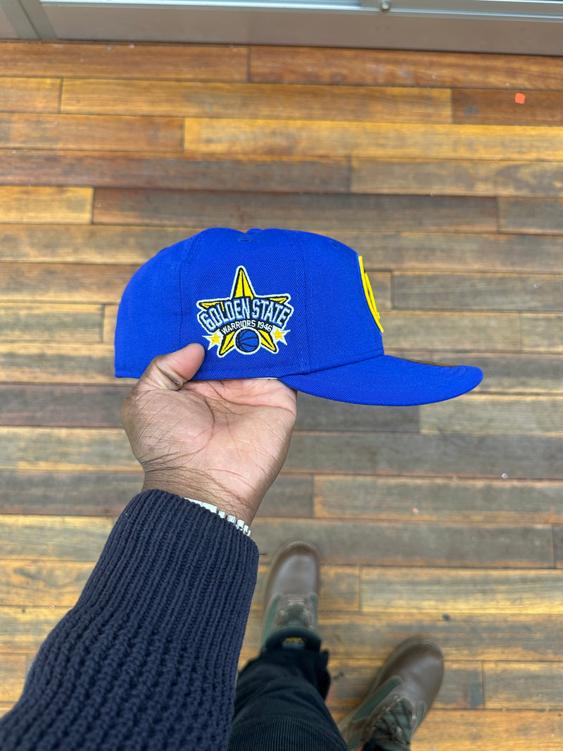 Golden State Warriors All Royal Blue Fitted 1946