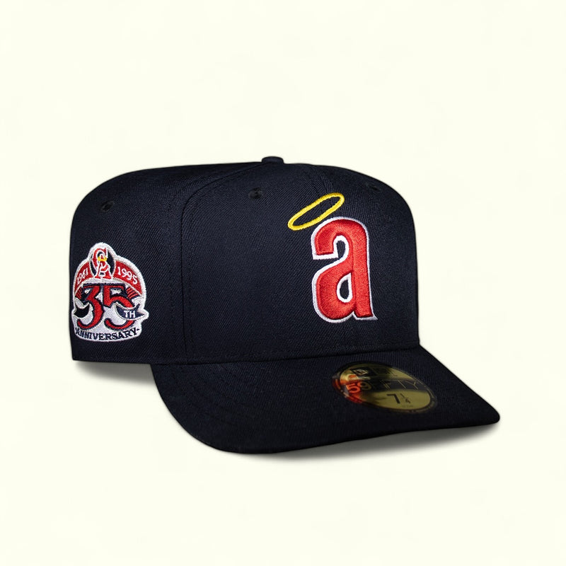 California Angels "Lower Case A" All Navy  35Th