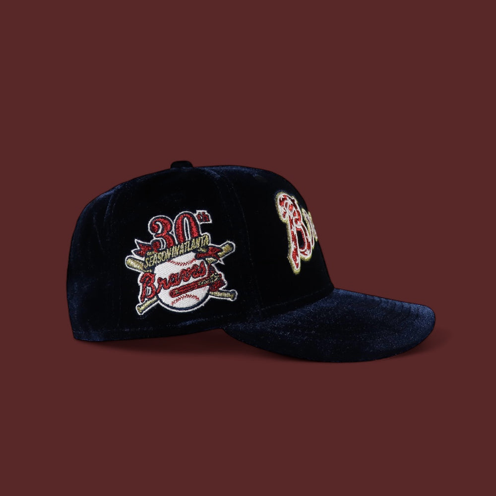 Cap USA Harlem Atlanta braves script logo size 7 1/4 shops brand new very rare sold ou