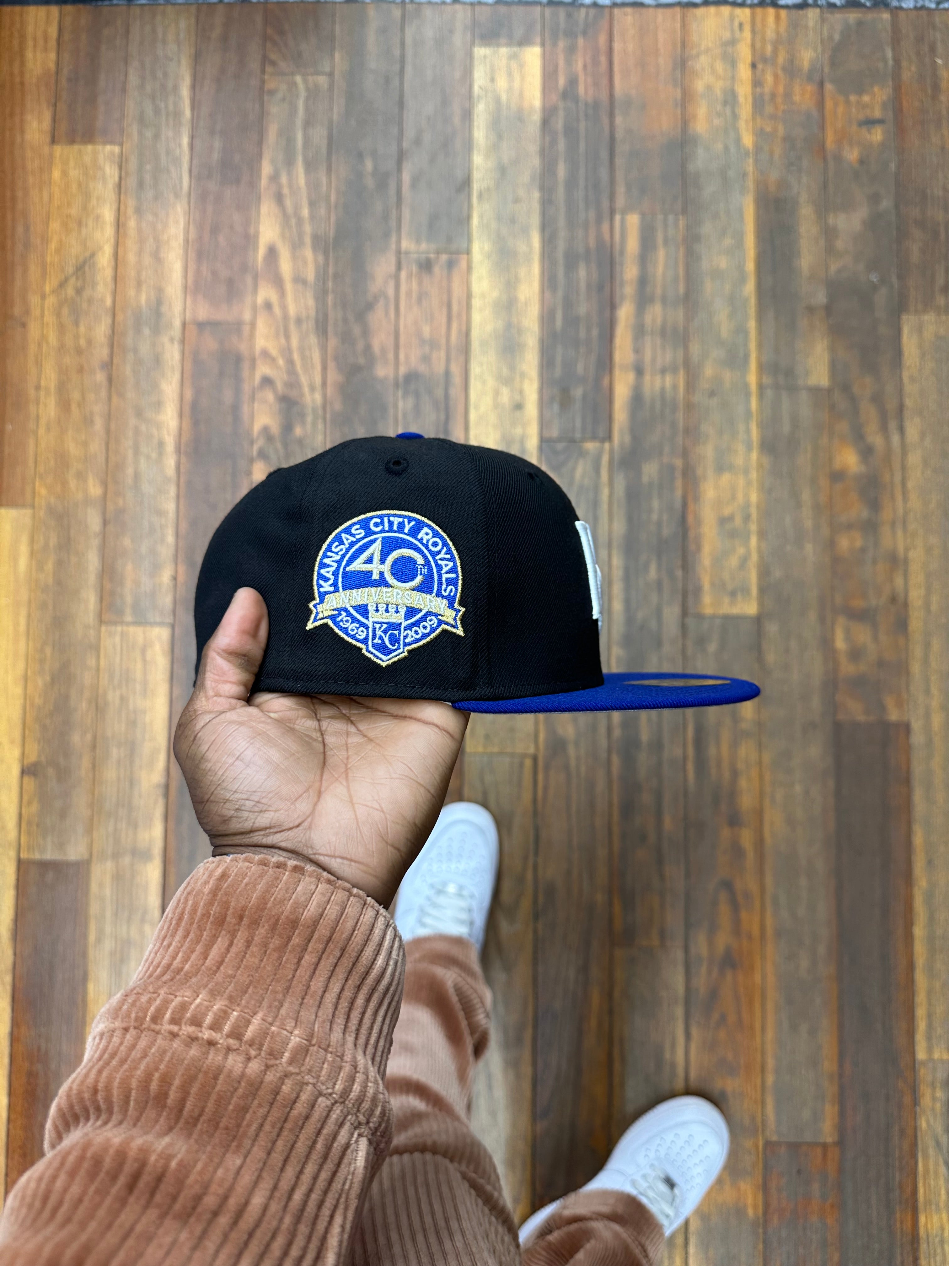 Kansas City Royals Black And Royal 40th Anniversary Grey UV