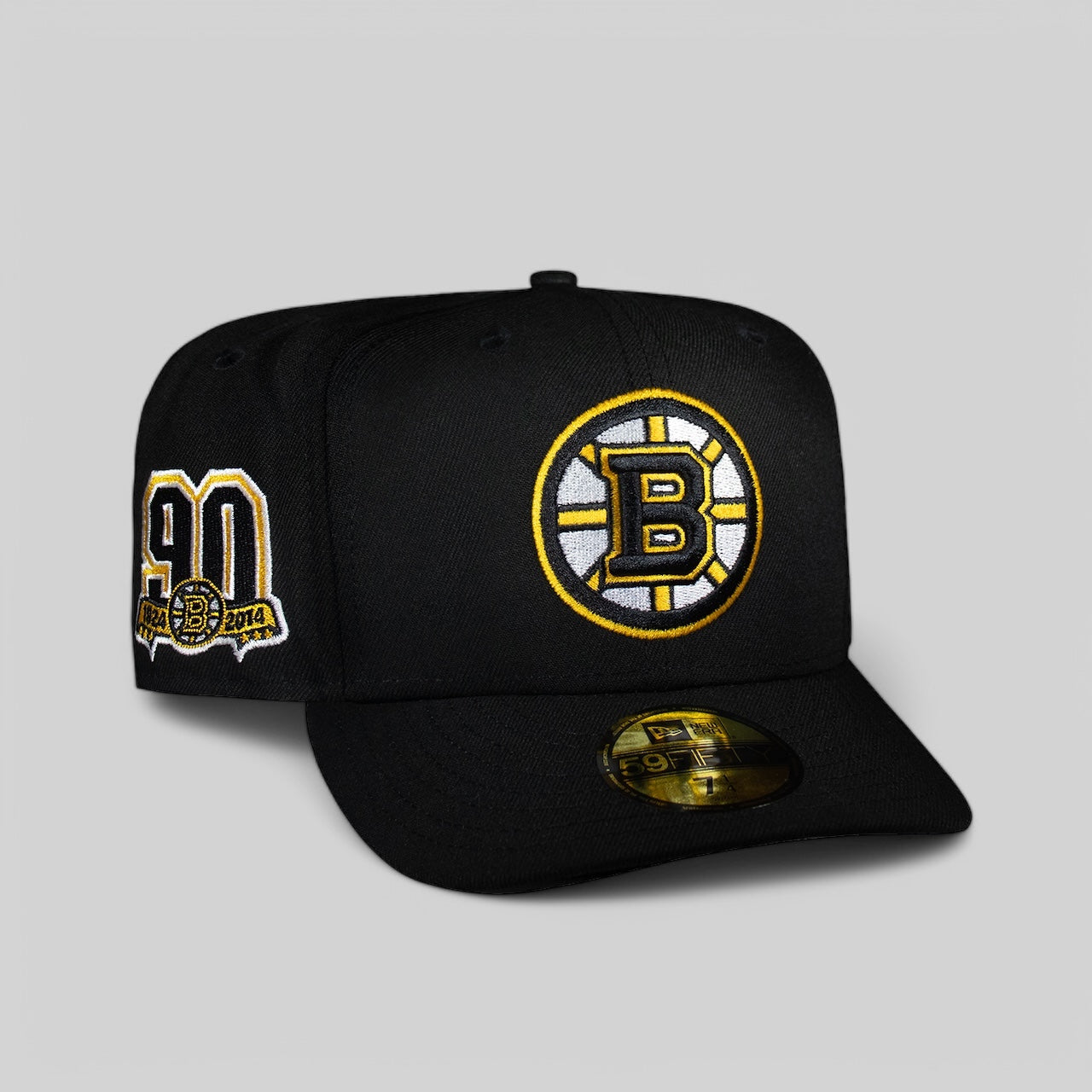 Boston Bruins All Black 90th Grey UV