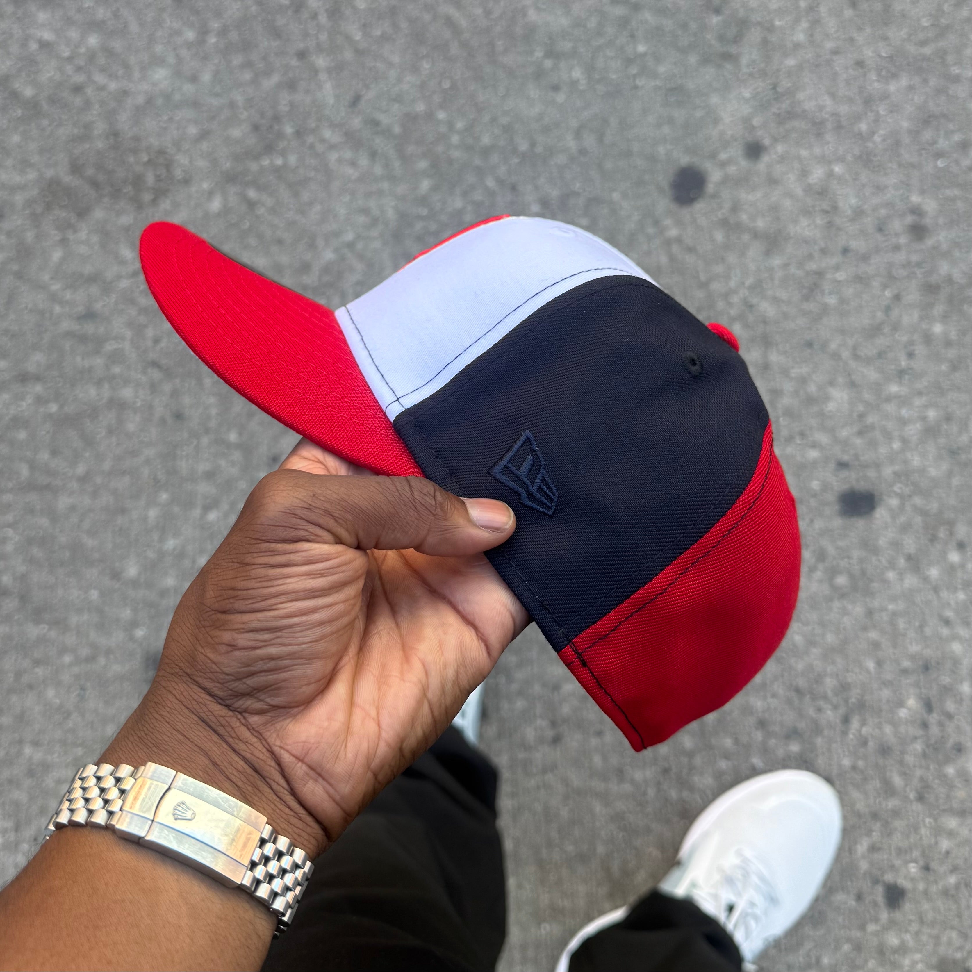 Cleveland Indians 3 tone White Red and Navy 10 Years