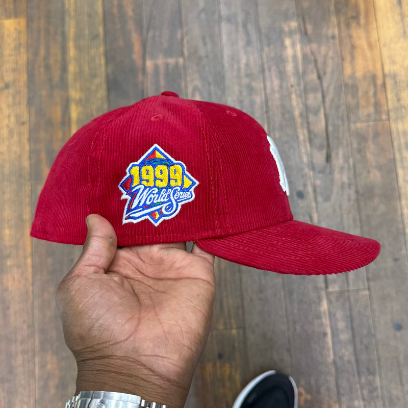 New York Yankees All Red Corduroy 1999 World Series