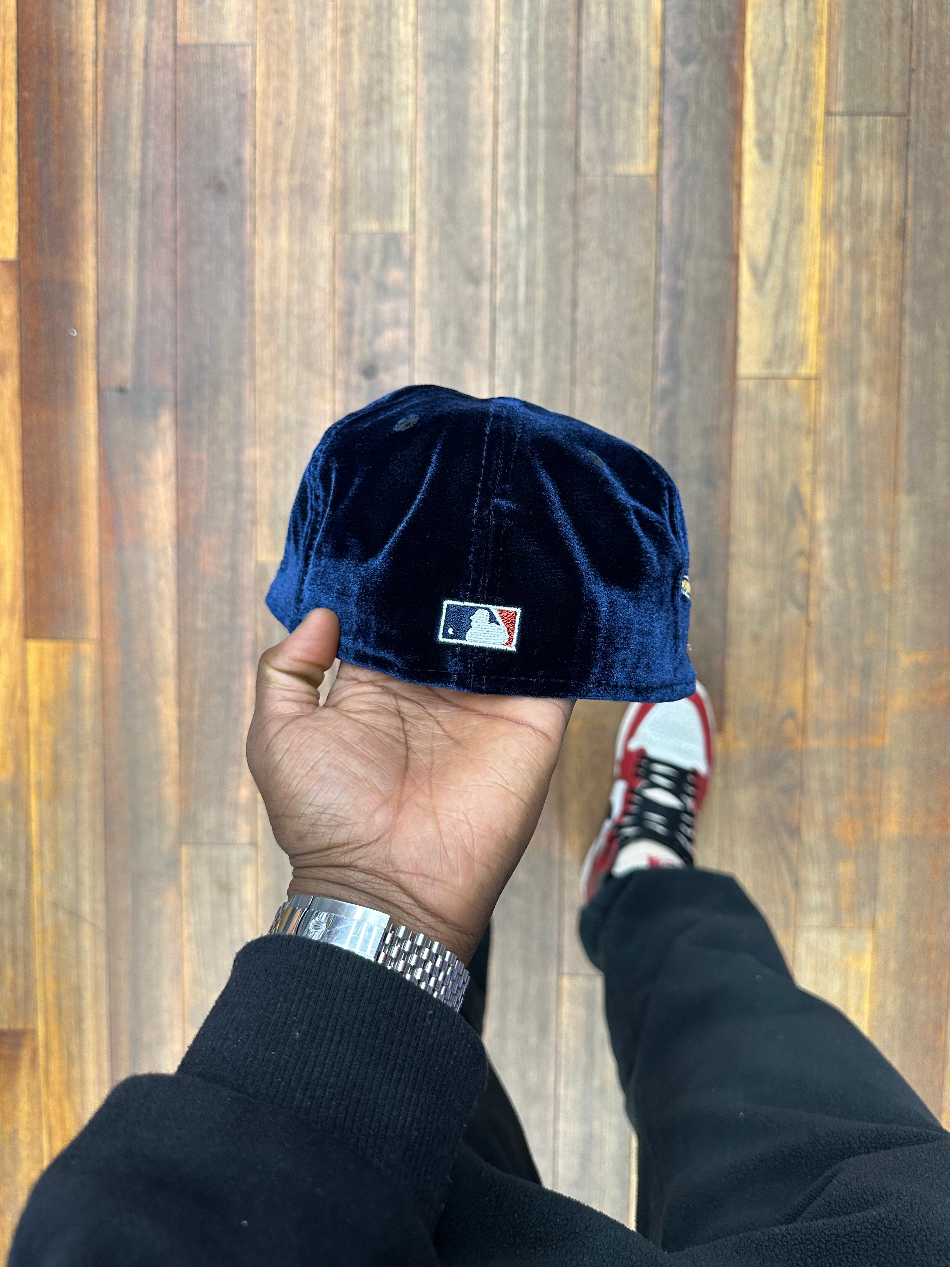 Atlanta Braves Dark Velvet Royal 30Th Anniversary Stars Logo