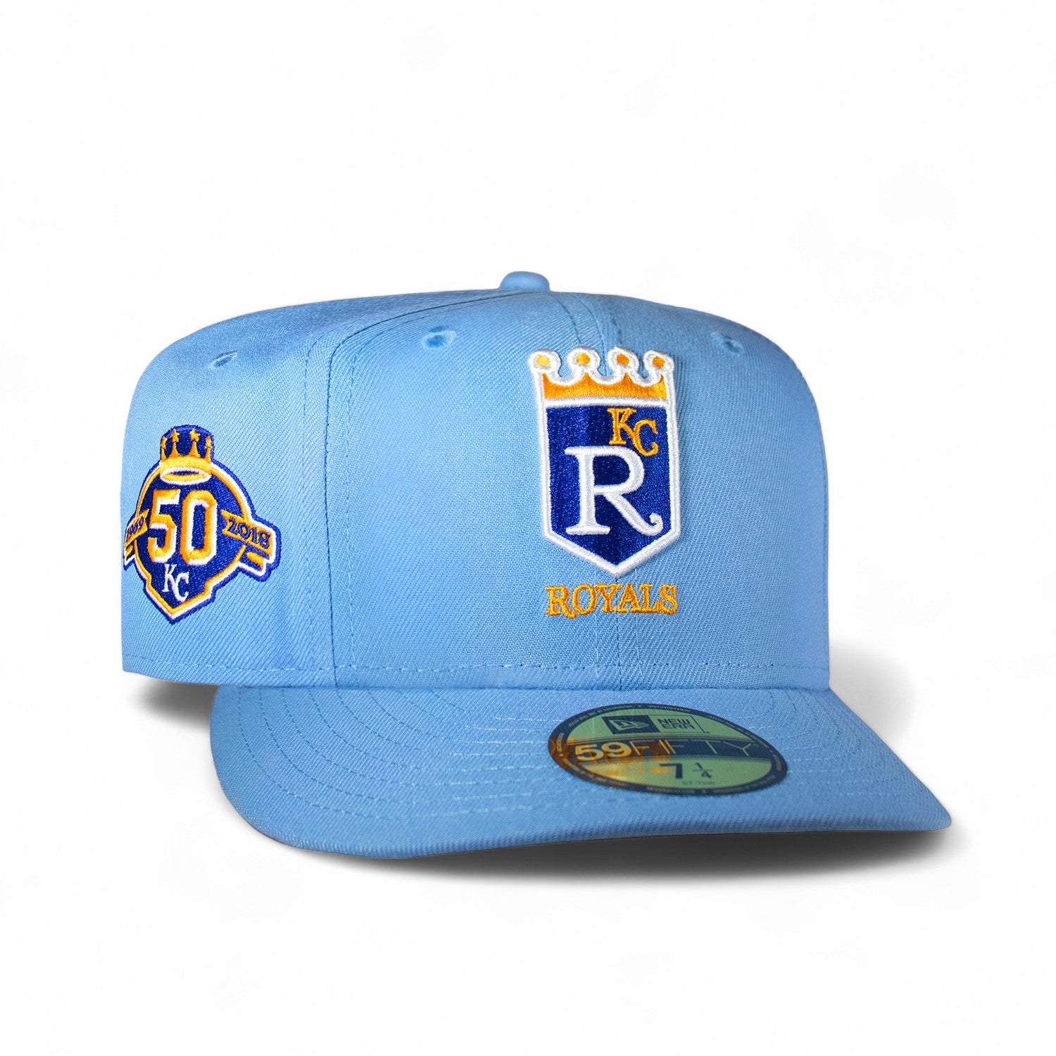 Kansas City Royals "Banner logo" All Sky Blue 50th Anniversary