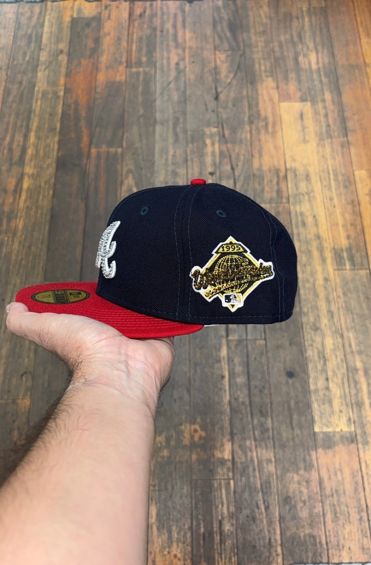 Atlanta Braves Crystallized Fitted World Series 1995