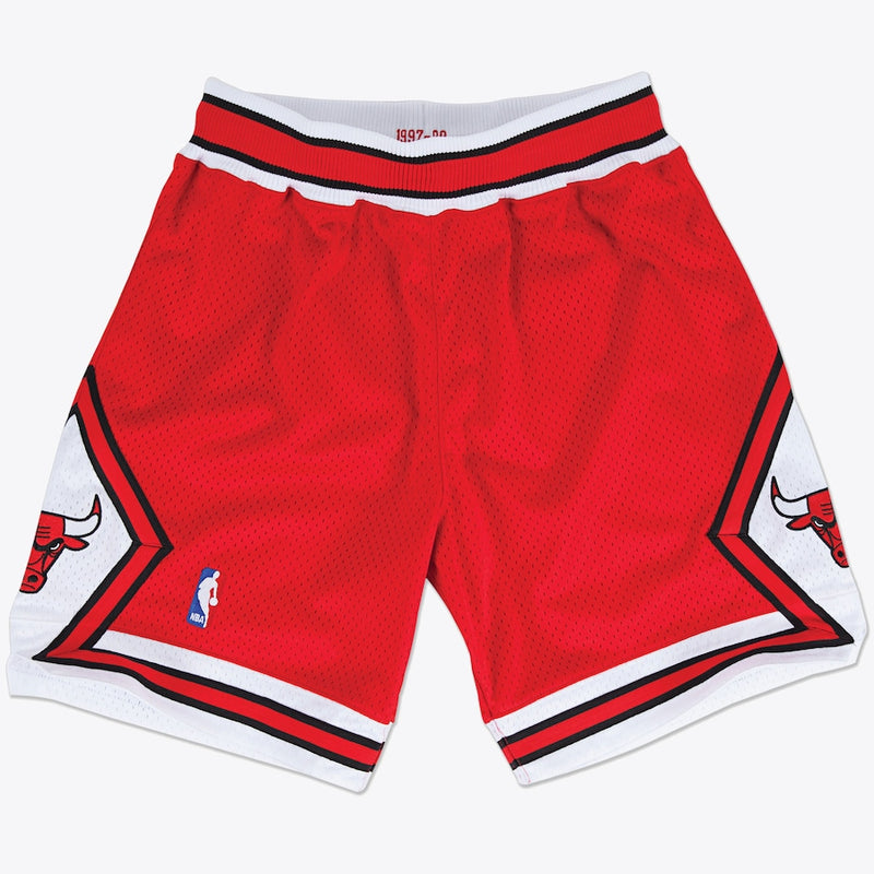 Chicago Bulls Red Authentic Shorts