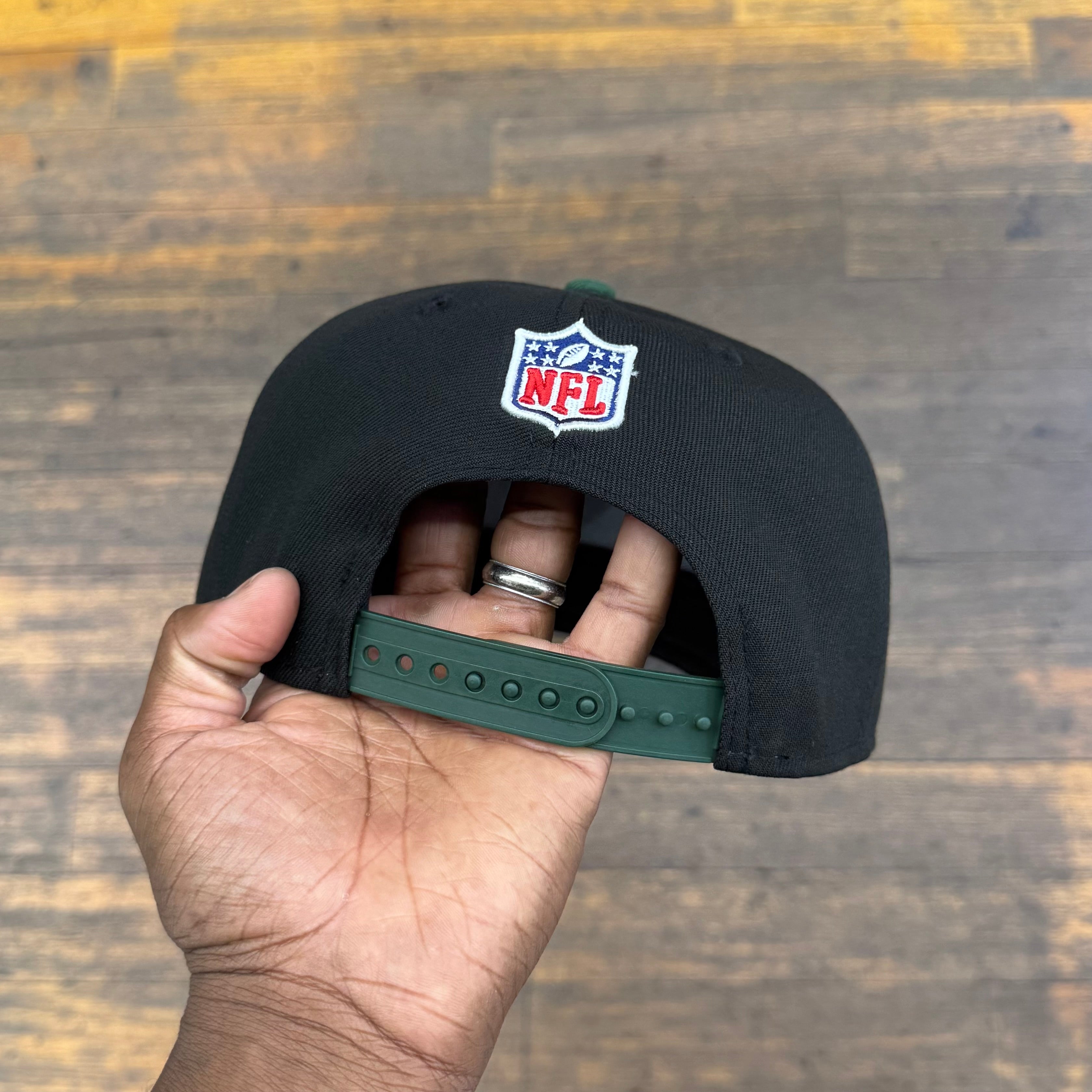 Green Bay Packers Black NFL25 DRAFT 950 AFrame Snap Back