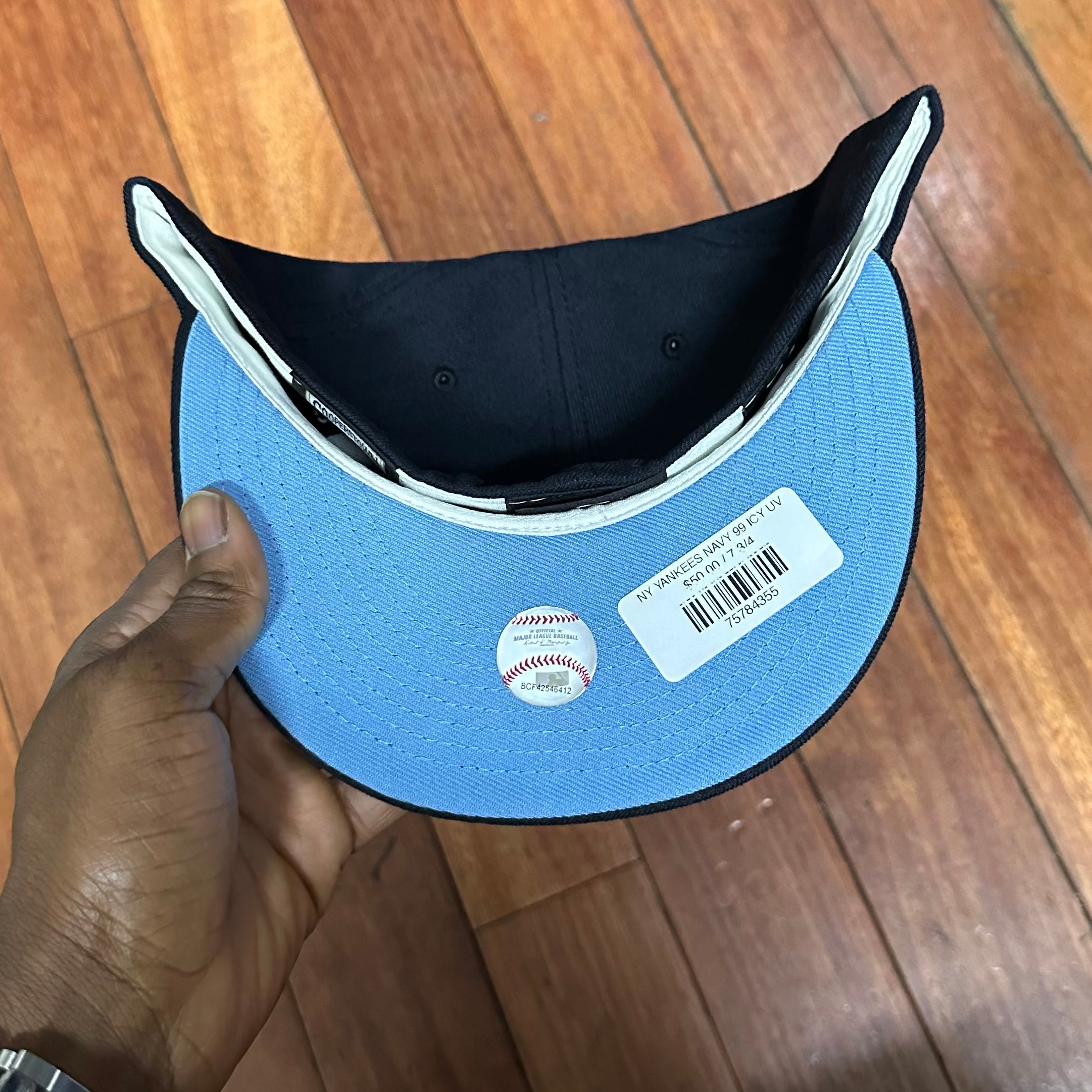 New York Yankees All Navy Blue 1999 Sky Blue UV