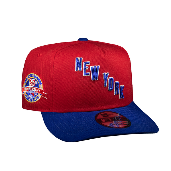 New York Rangers Red and Royal 950 AFrame  Snap Back