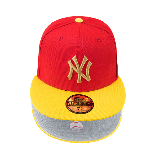 New York Yankees Red and Yellow 1998 World Series – CAP USA NYC