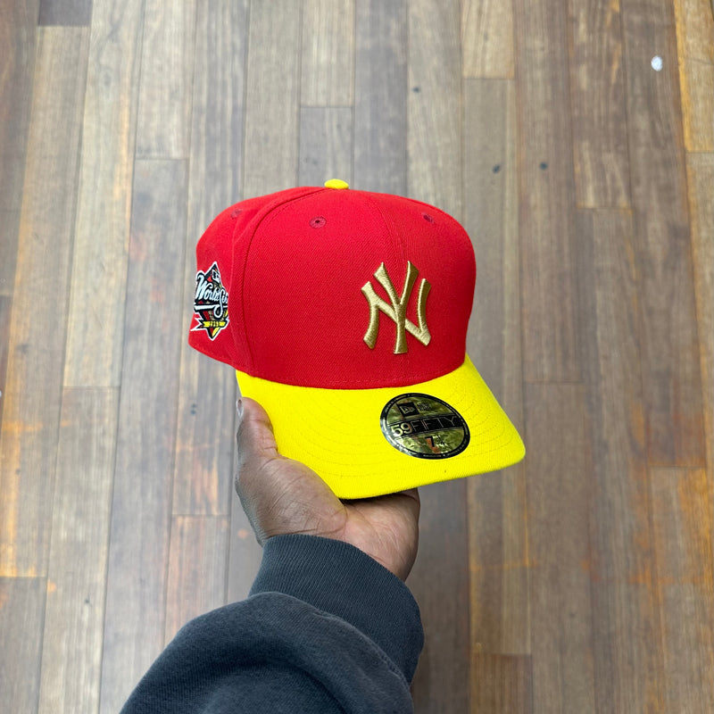 New York Yankees Red and Yellow 1998 World Series