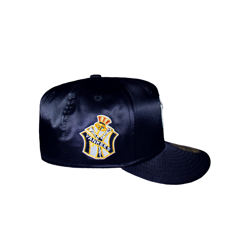 New York Yankees Heart Navy Satin 1951 World Series