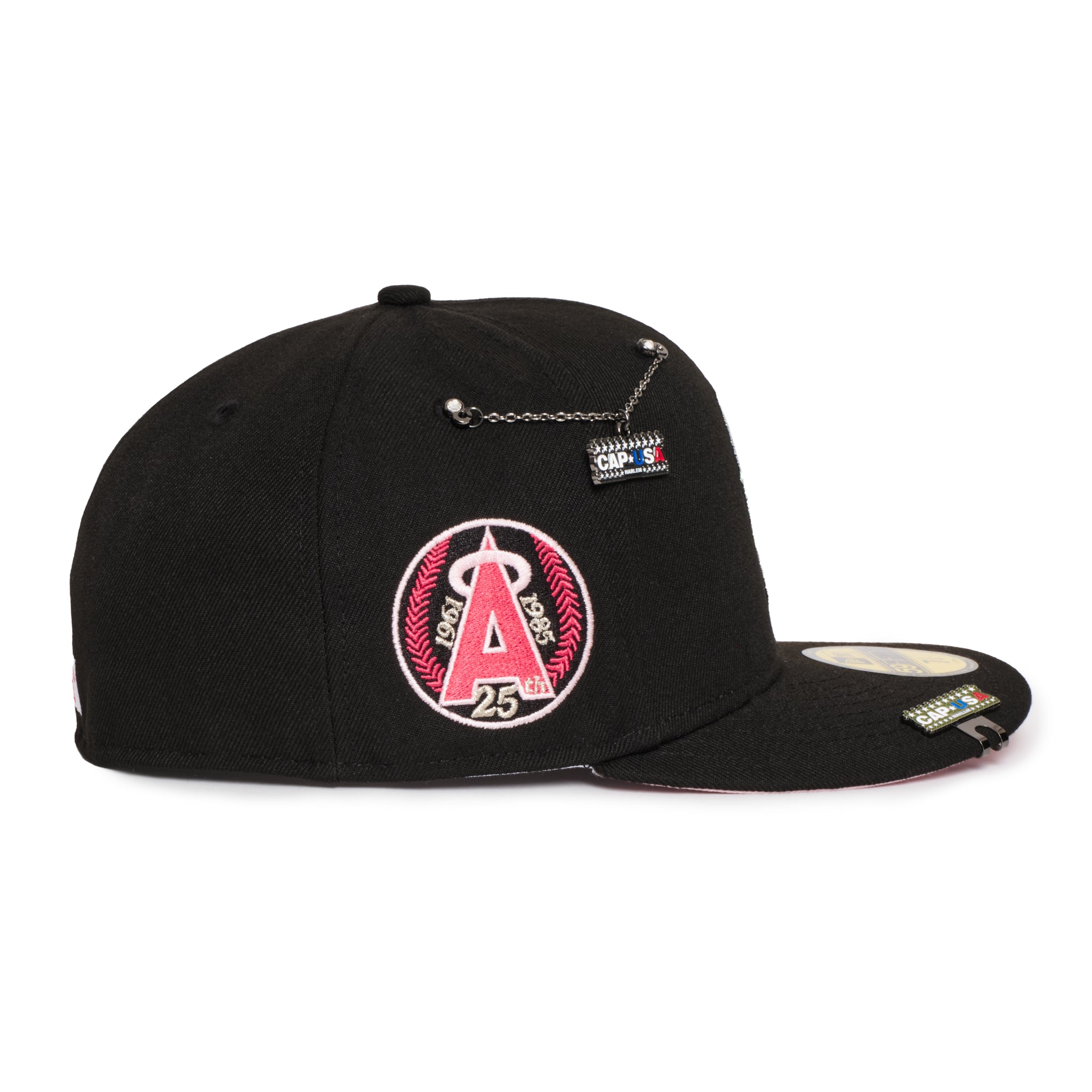 California Angels Pink Gradient Logo 25 Years Pink UV