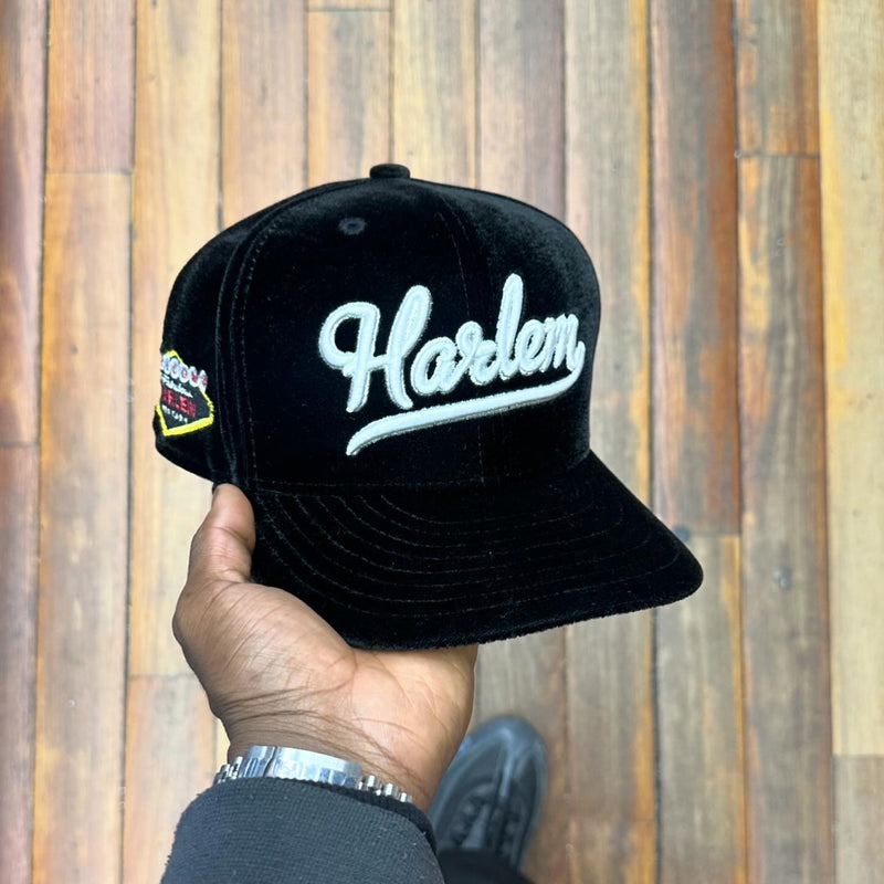 All Black Velvet Harlem 5950 Fitted