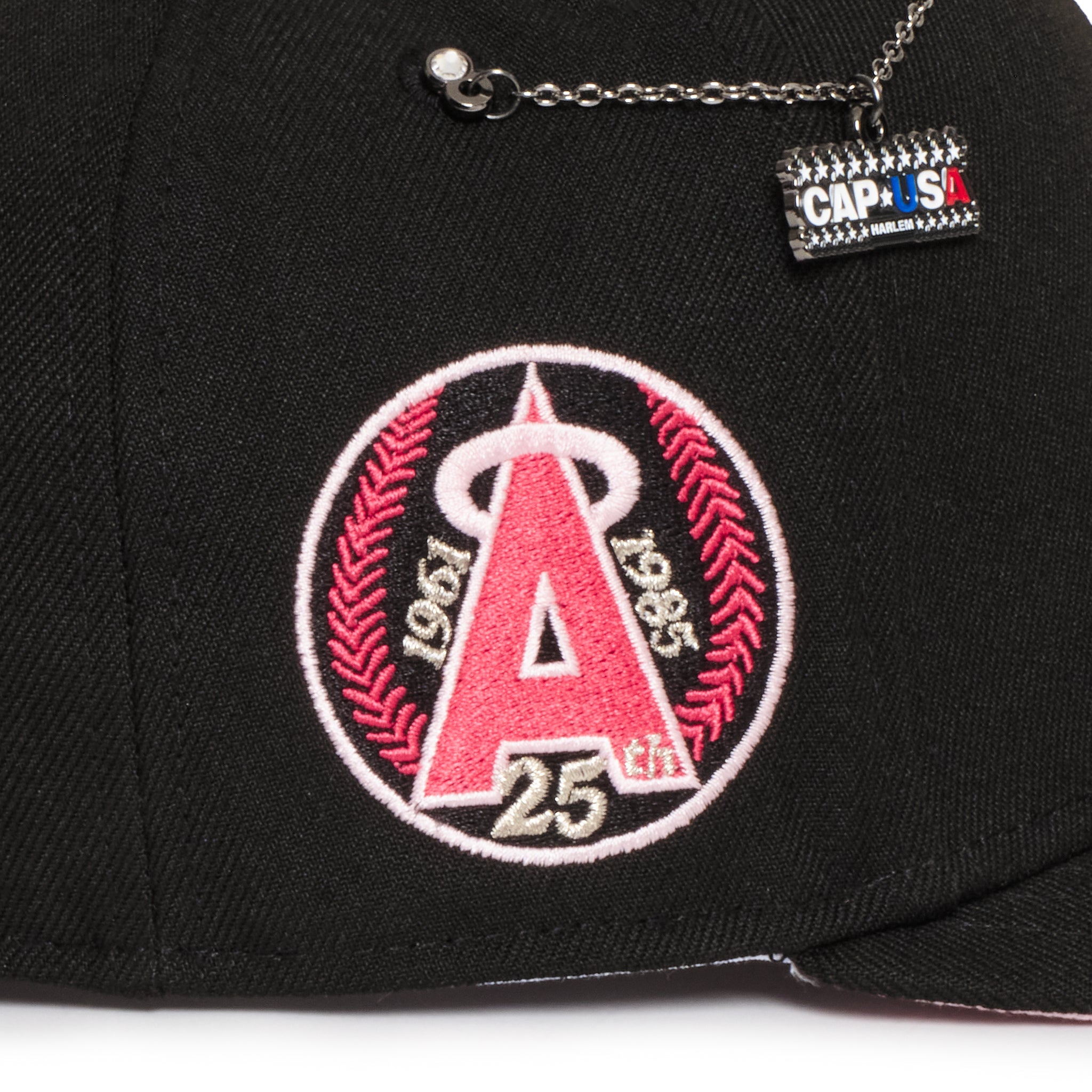 California Angels Pink Gradient Logo 25 Years Pink UV