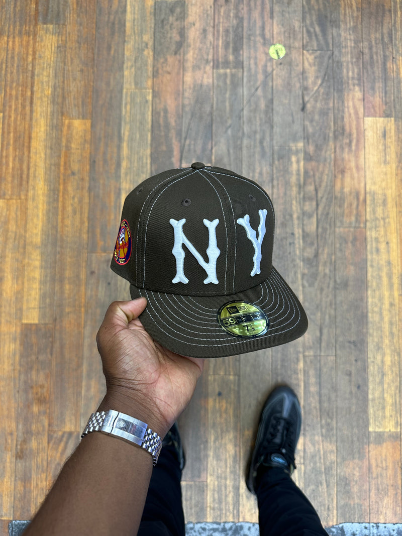 New York Highlanders Brown Contrast Stitching 50Th Anniversary