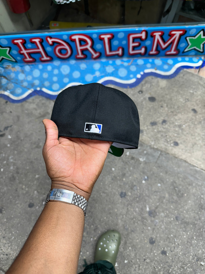 Los Angeles Dodgers All Black Blue Logo 1988 World Series