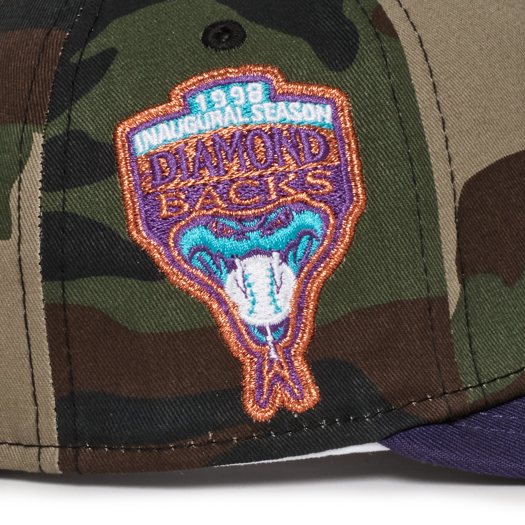 Arizona Diamond Backs Camo and Purple 1998 Inaugural