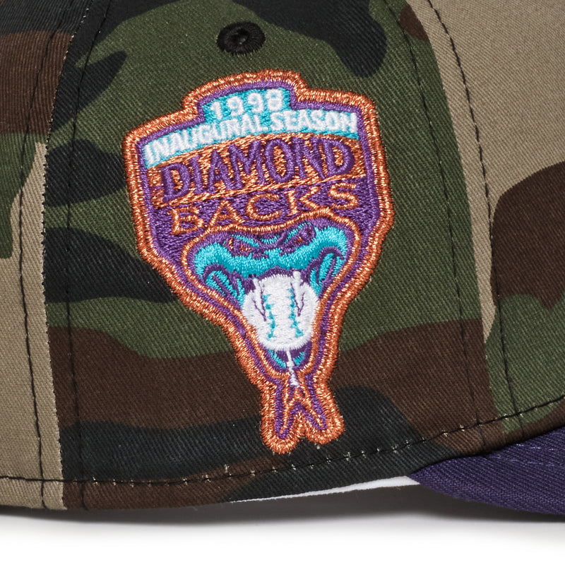 Arizona Diamond Backs Camo and Purple 1998 Inaugural
