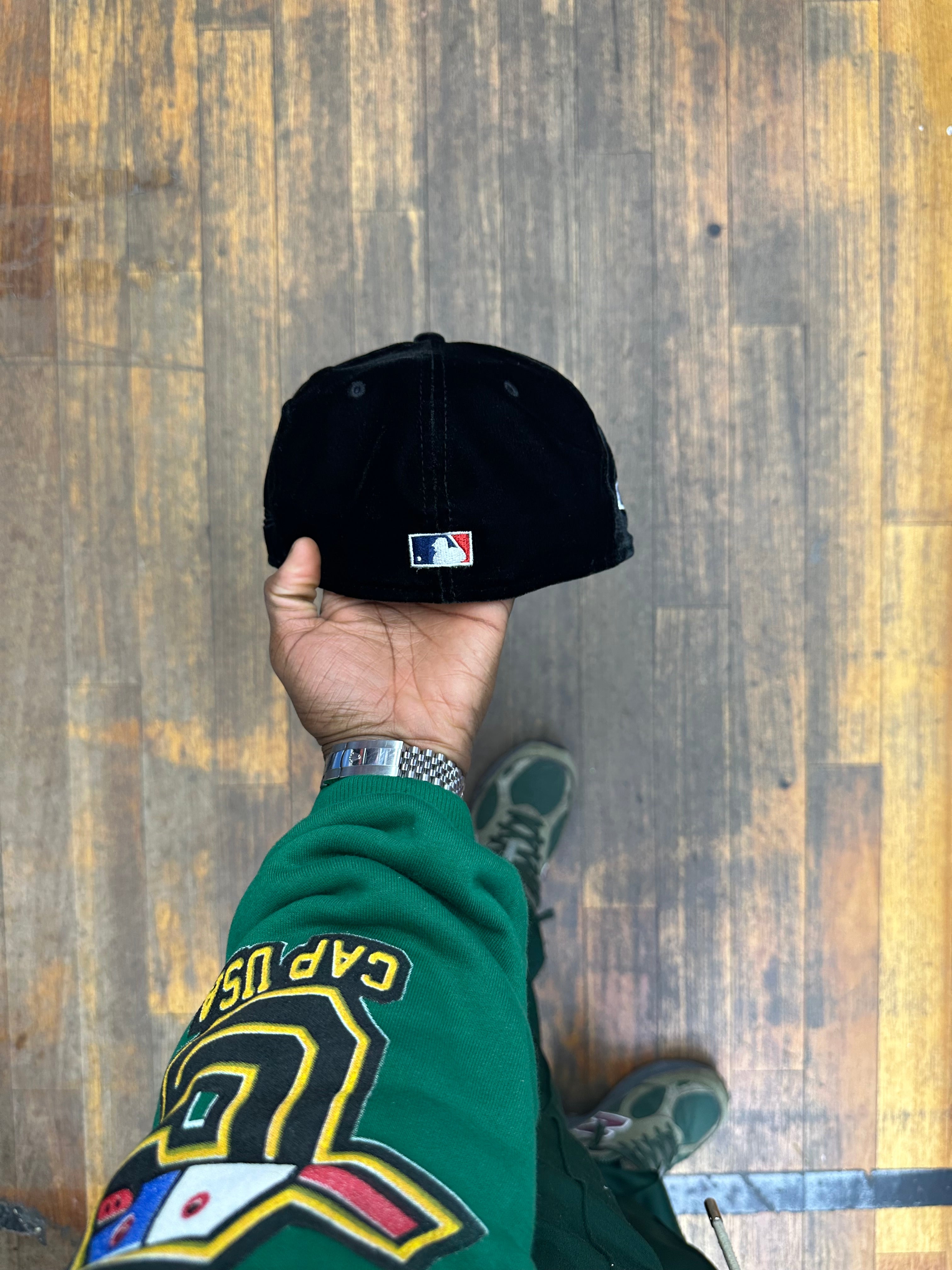Anaheim Angels All Black Velvet 40Th Anniversary