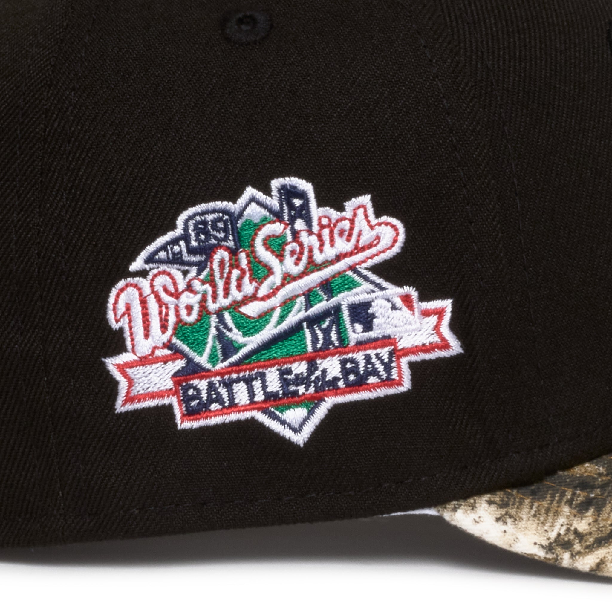 Oakland Athletics Black w/ Stomper and Real Tree 1989 Battle of The Bay