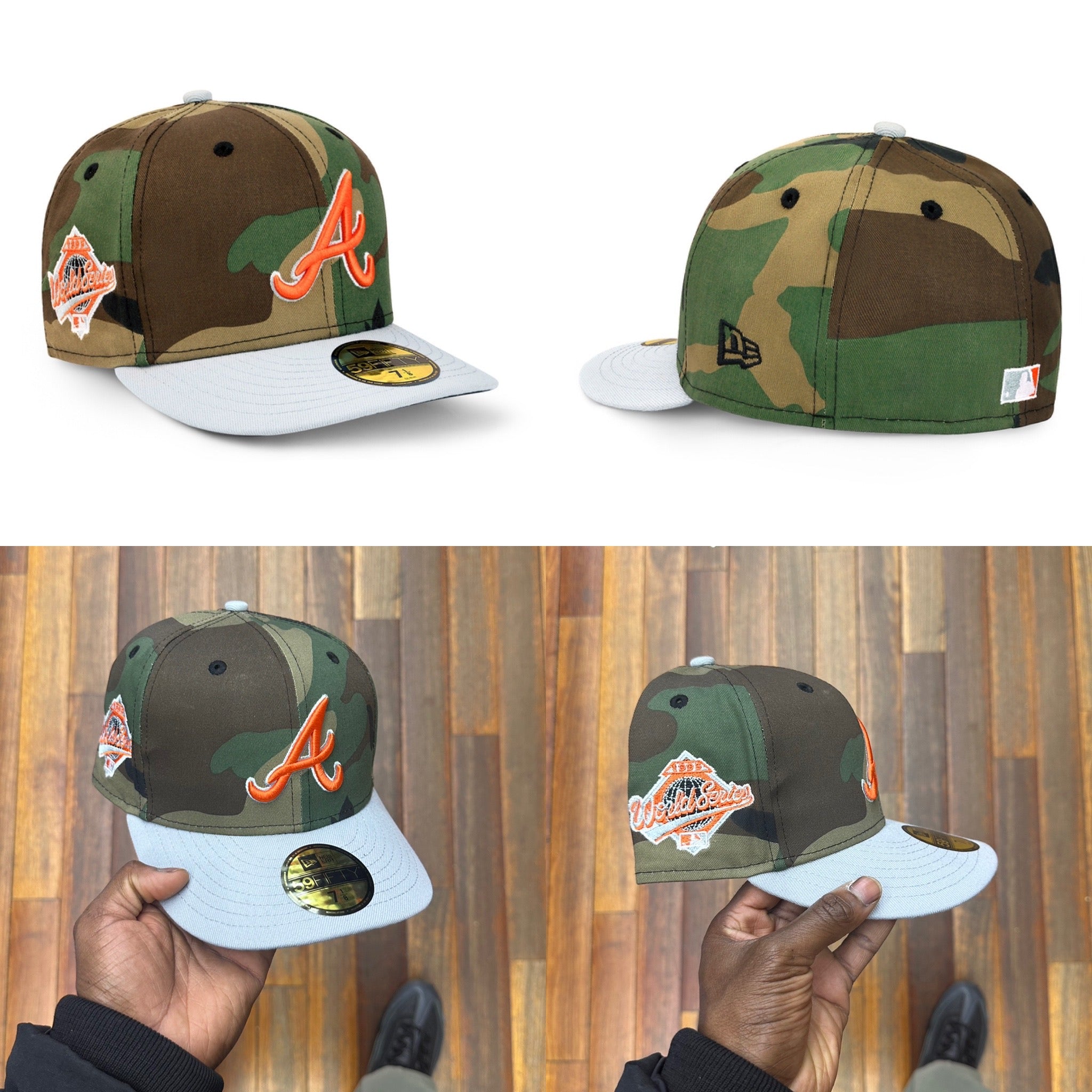 Atlanta Braves Camo & Grey w/ Orange logo 1995 World Series