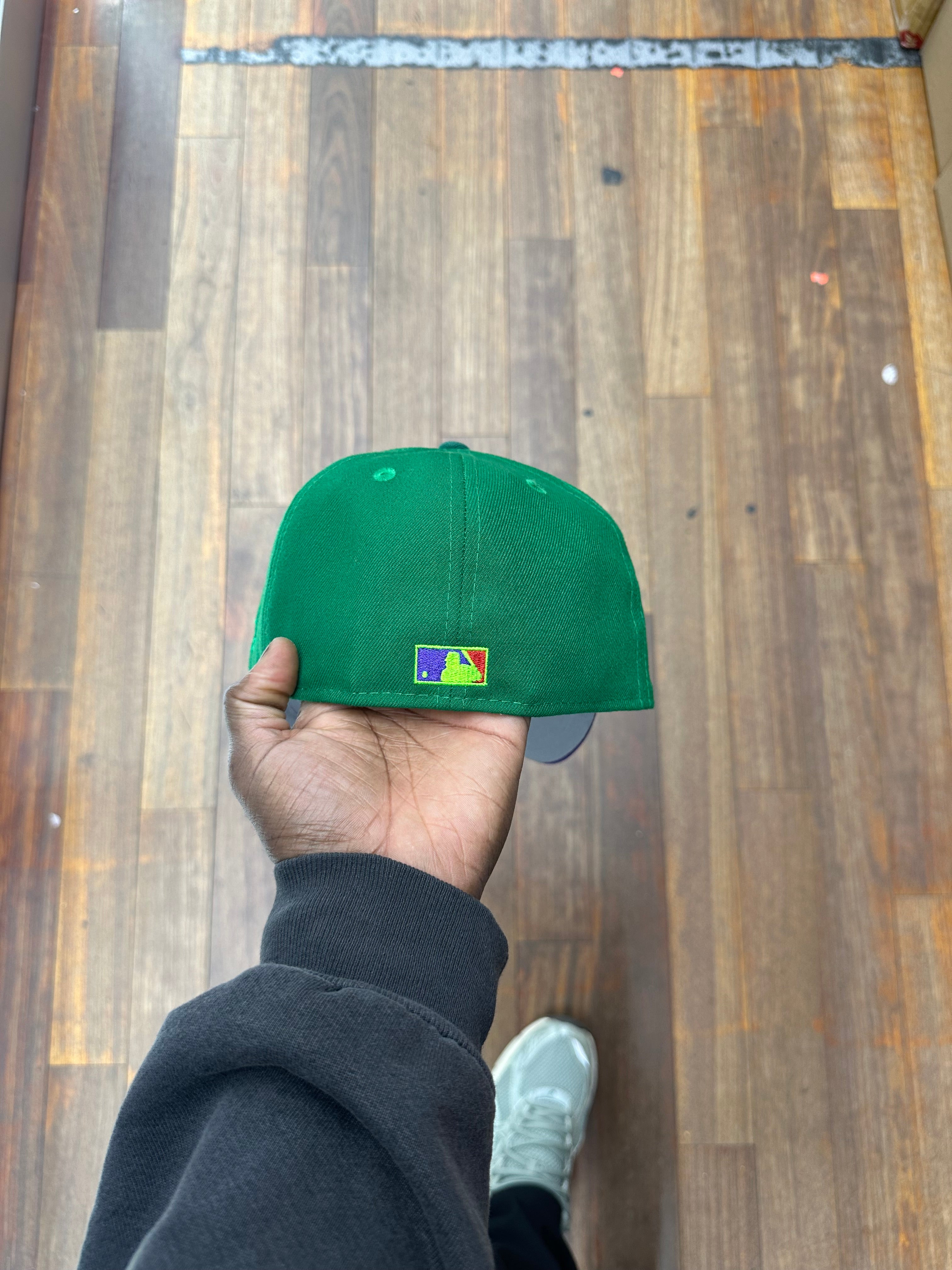 New York Yankees Green and Purple 75th World Series