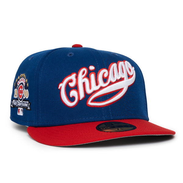 Chicago Cubs Script Blue & Red  1990 All Star Game