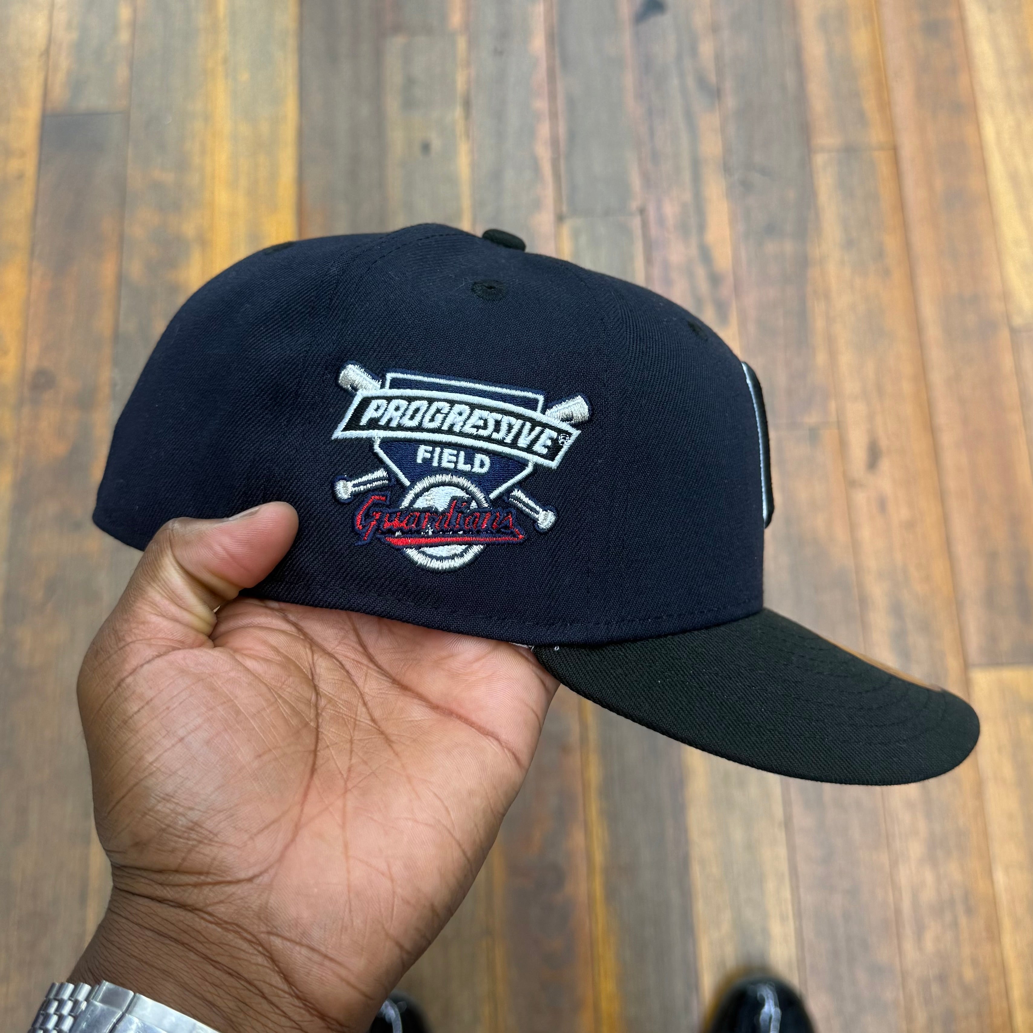 Cleveland Guardians Navy and Black Progressive Field