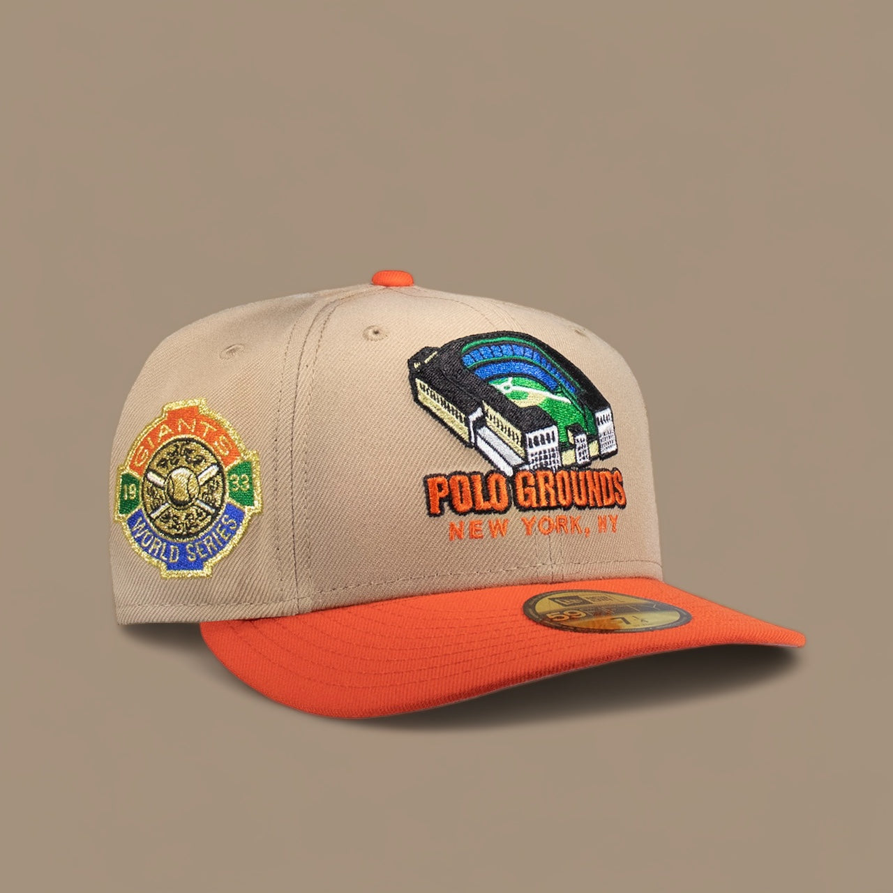 New York Giants Polo Grounds Camel & Orange 1933 Grey UV