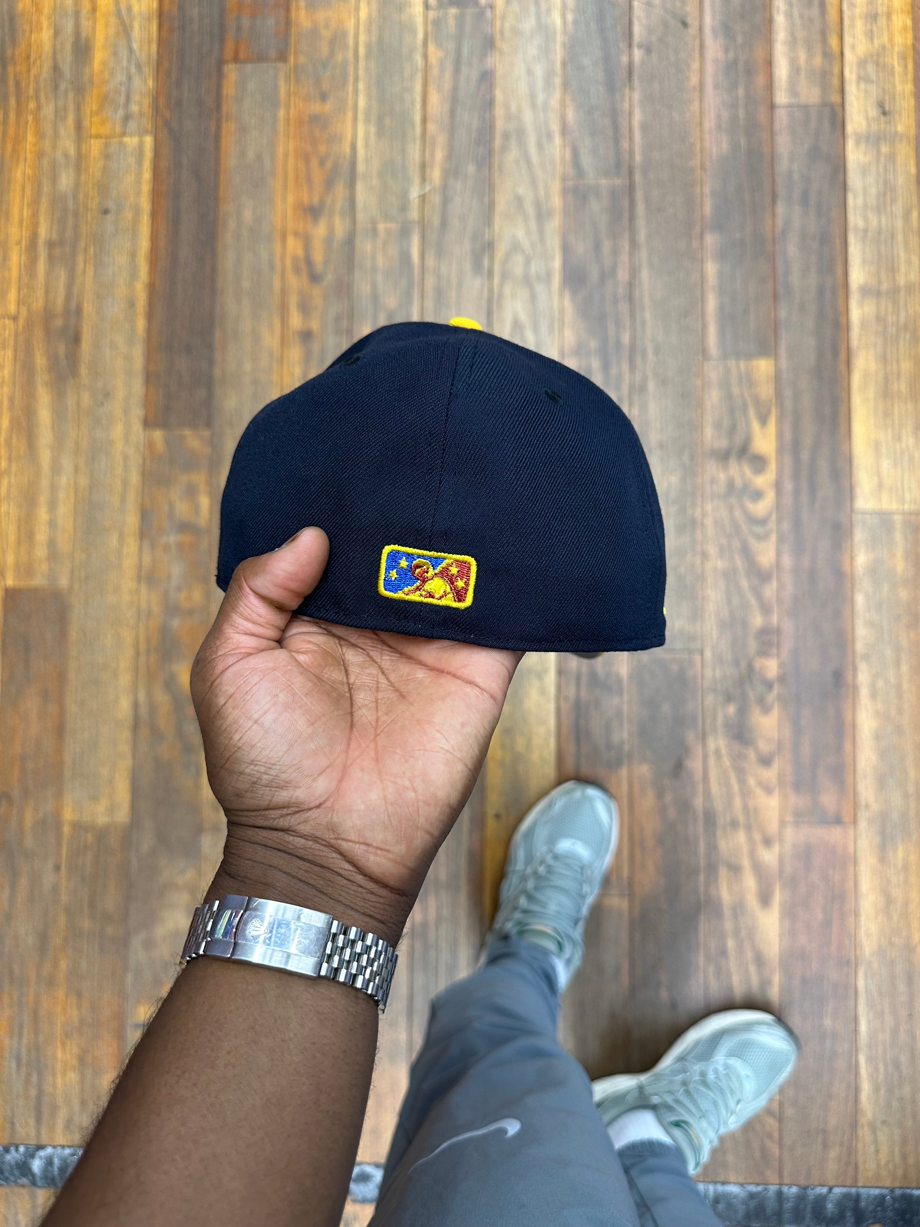 Buffalo Bisons Navy Blue and Yellow 25Th