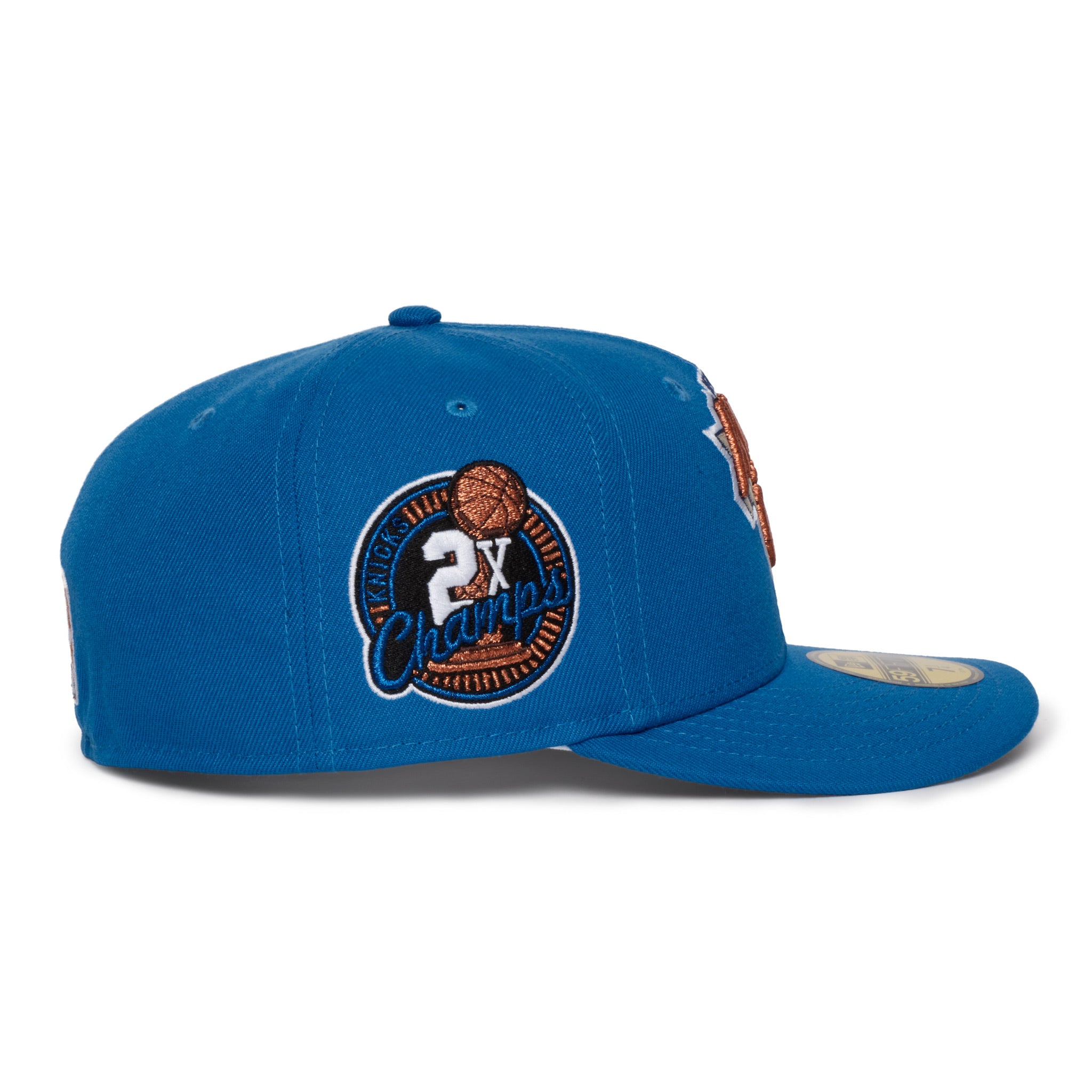 New York Knicks South West Blue Copper Logo  2x Champs Grey uv