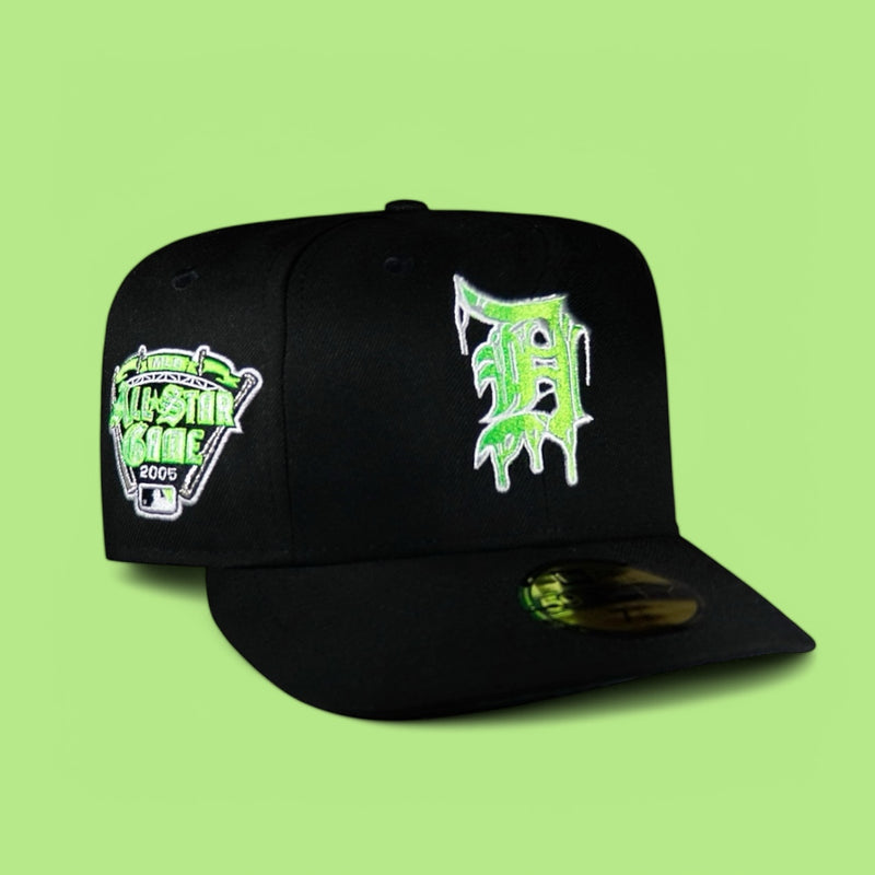 Detroit Tigers All Black Slime Logo 05 ASG