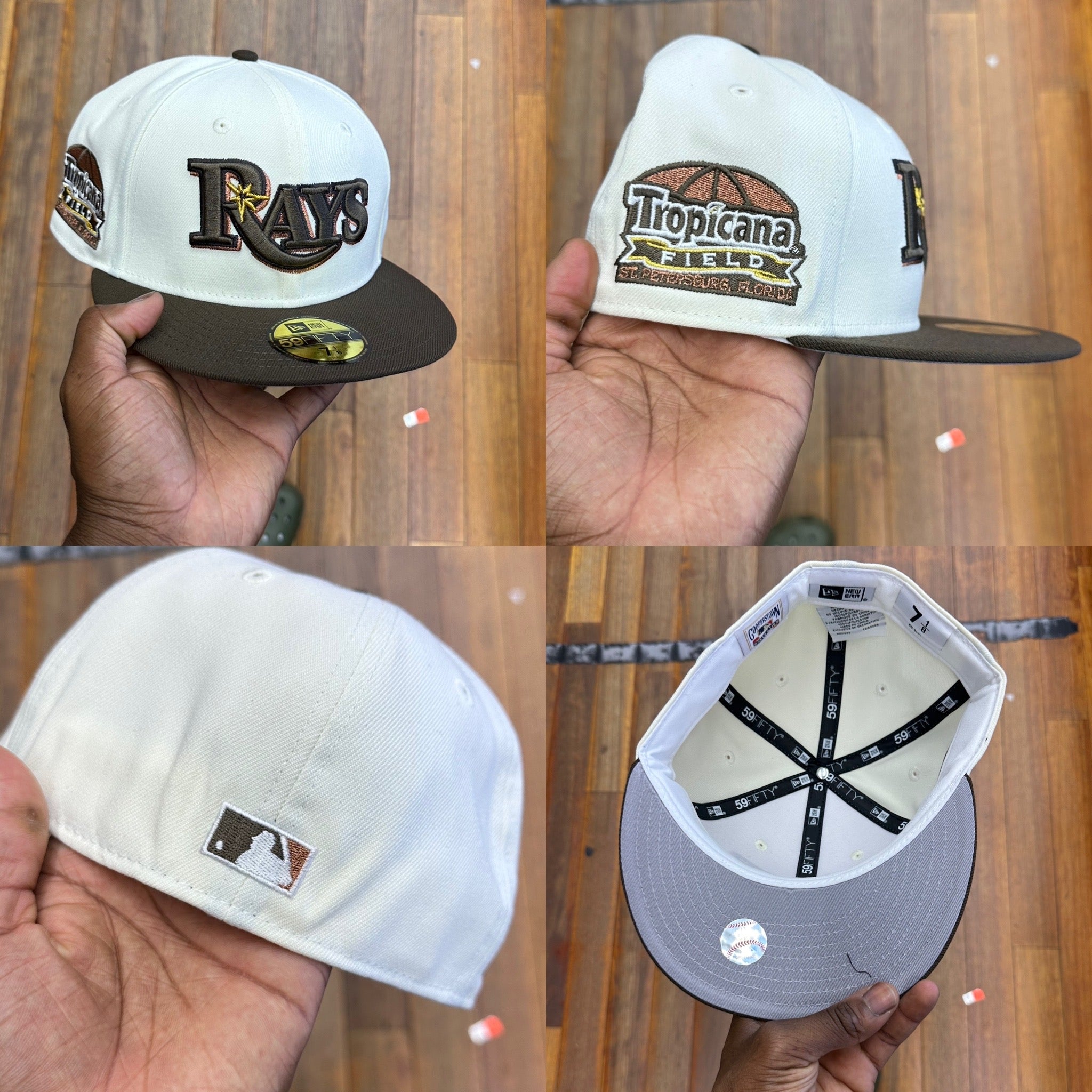 Tampa Bay Rays Creme and Brown Tropicana