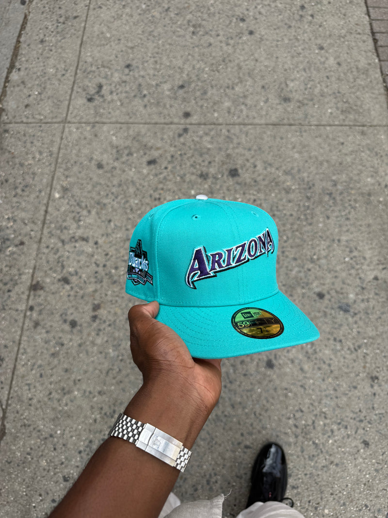 Arizona Diamond Backs All Teal Purple Logo Lavender UV