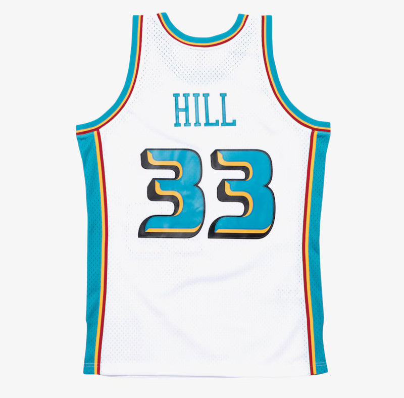 Detroit Pistons White Grant Hill Jersey