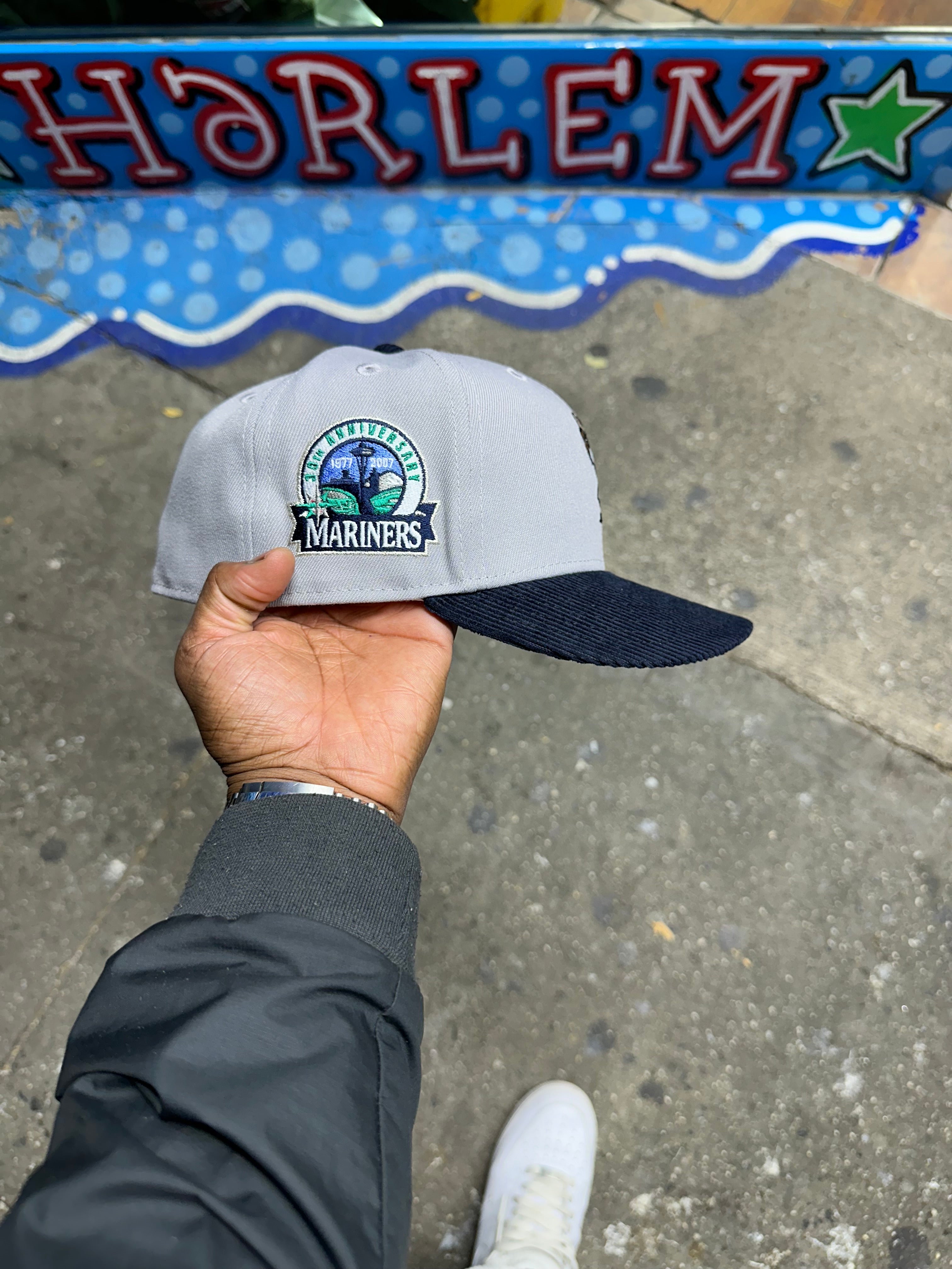 Seattle Mariners Mascot Grey and Navy Corduroy 30Th