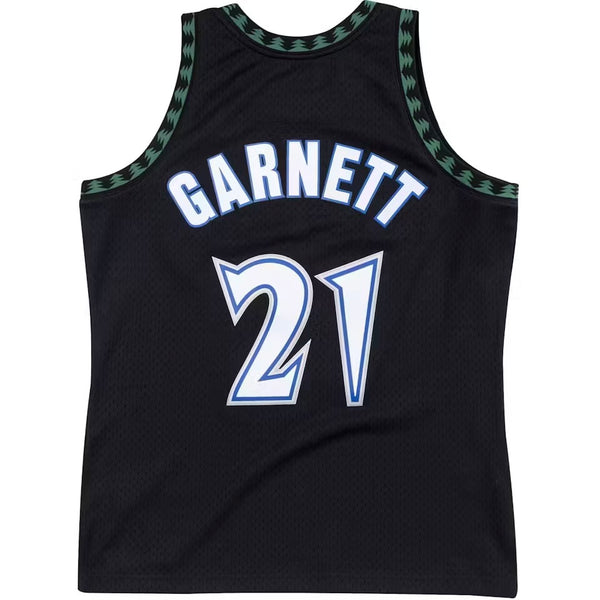 Minnesota Timberwolves Black 03 Garnett Jersey