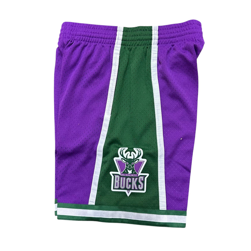 Milwaukee Bucks Purple & Green Shorts