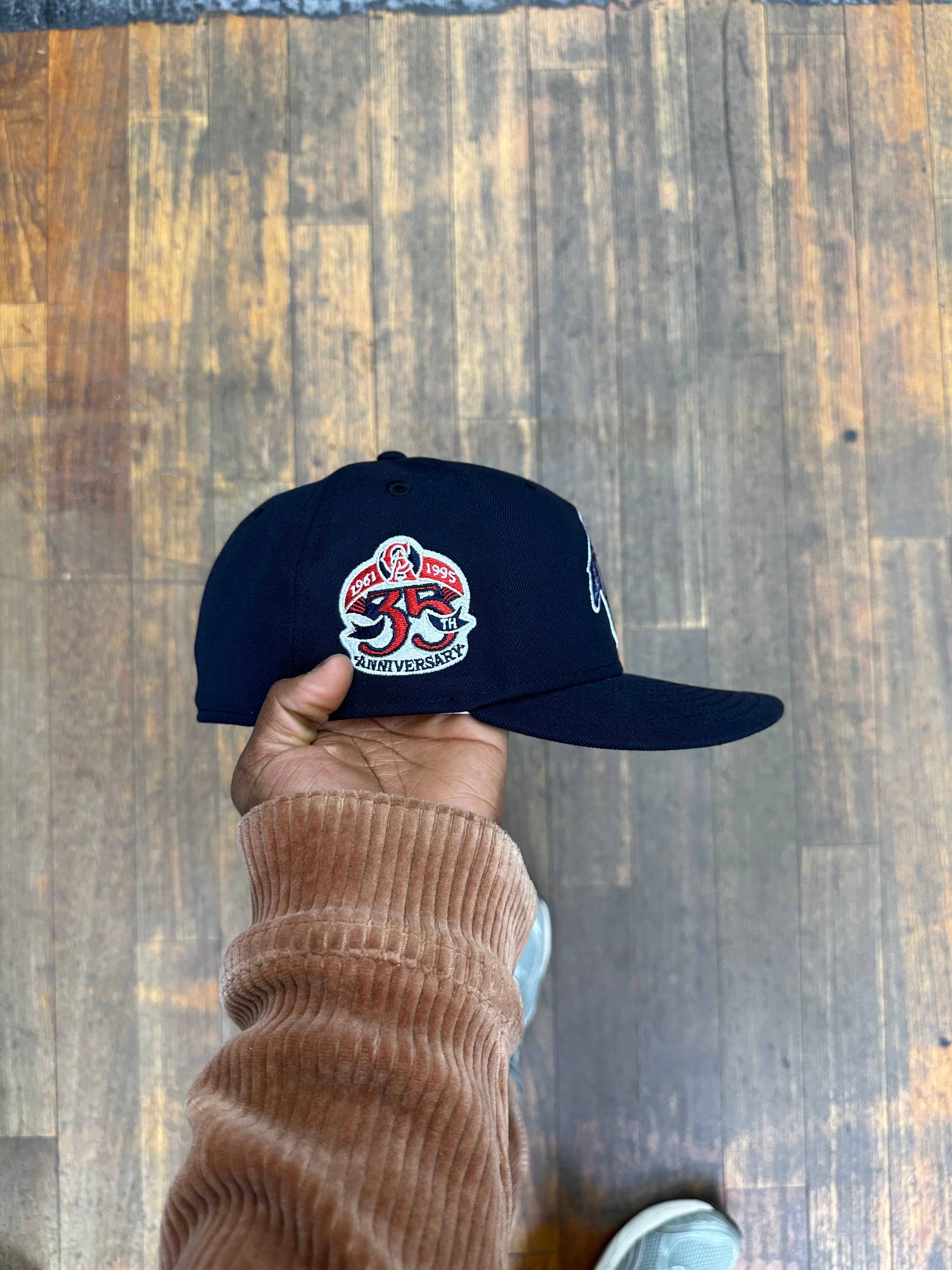 Los Angeles Angels All Navy w/ Wings Logo 35 Years Anniversary