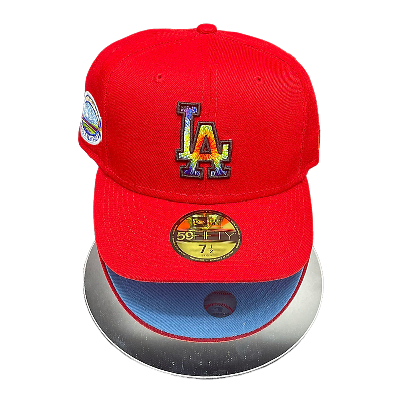 Los Angeles Dodgers Red Tie Dye Blue UV 50