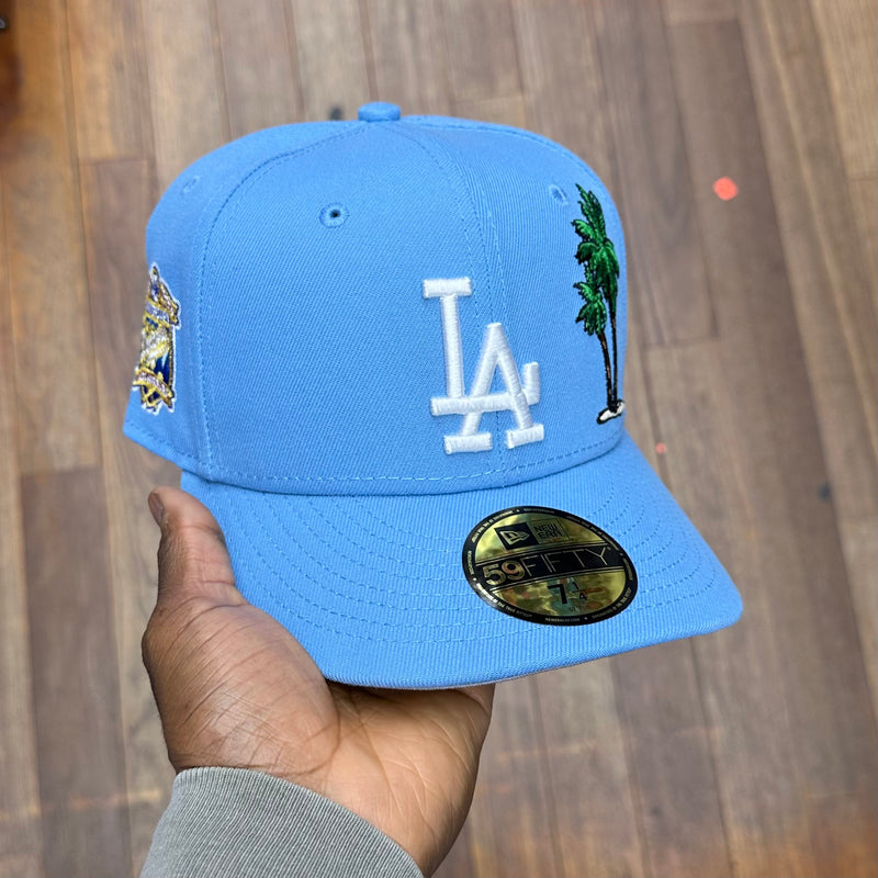 Los Angeles Dodgers All Sky Blue w/ Palm Tree 40th
