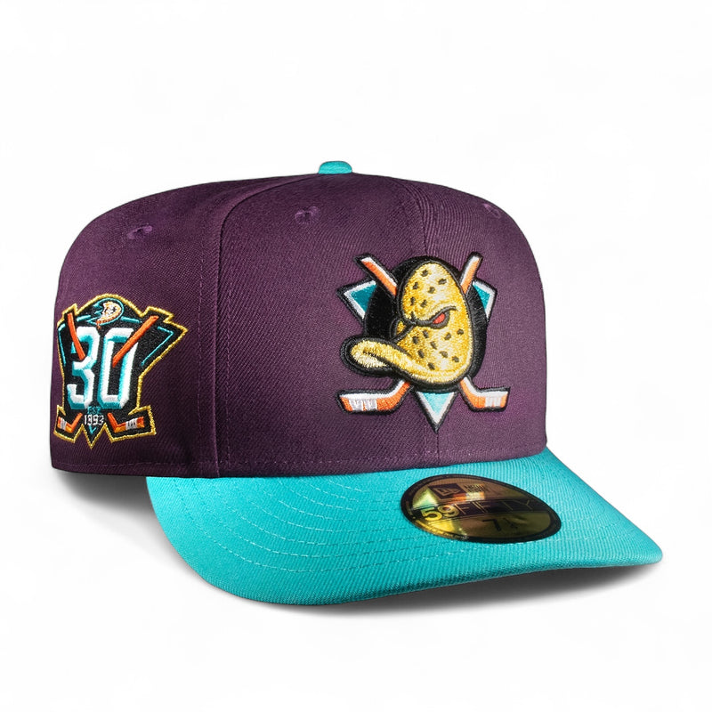 Anaheim Ducks Plum and Teal 30Th