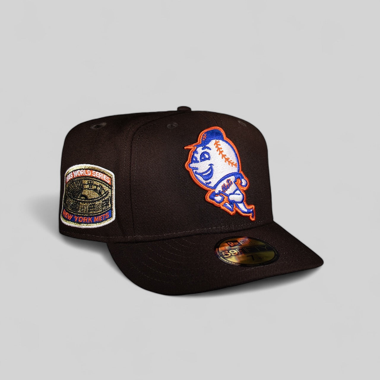 New York Mets "MR MET" All Dark Burnt Brown 1969