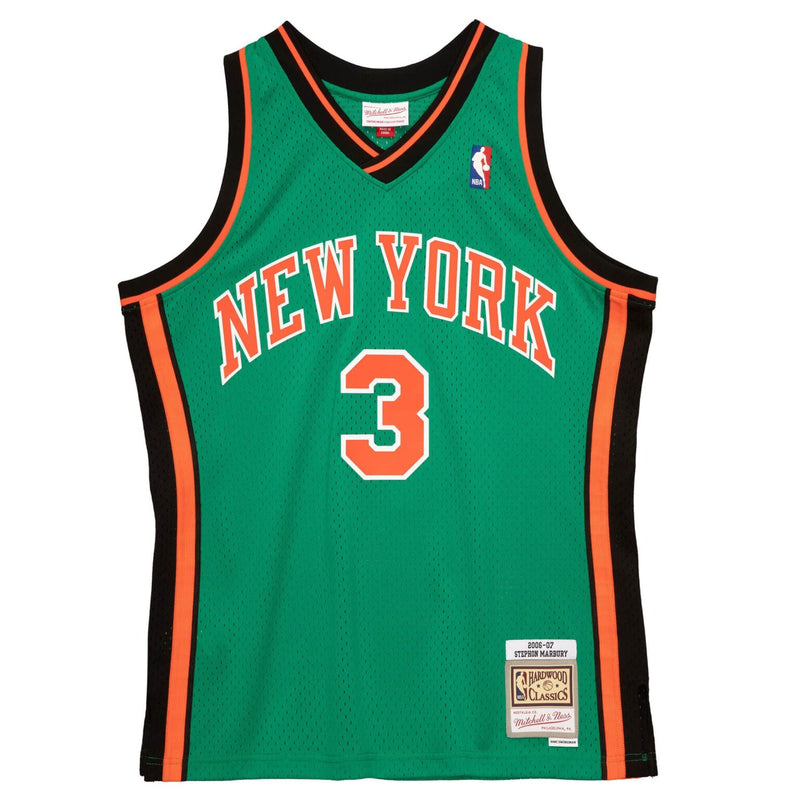 KNICKS GREEN JERSEY MARBURY